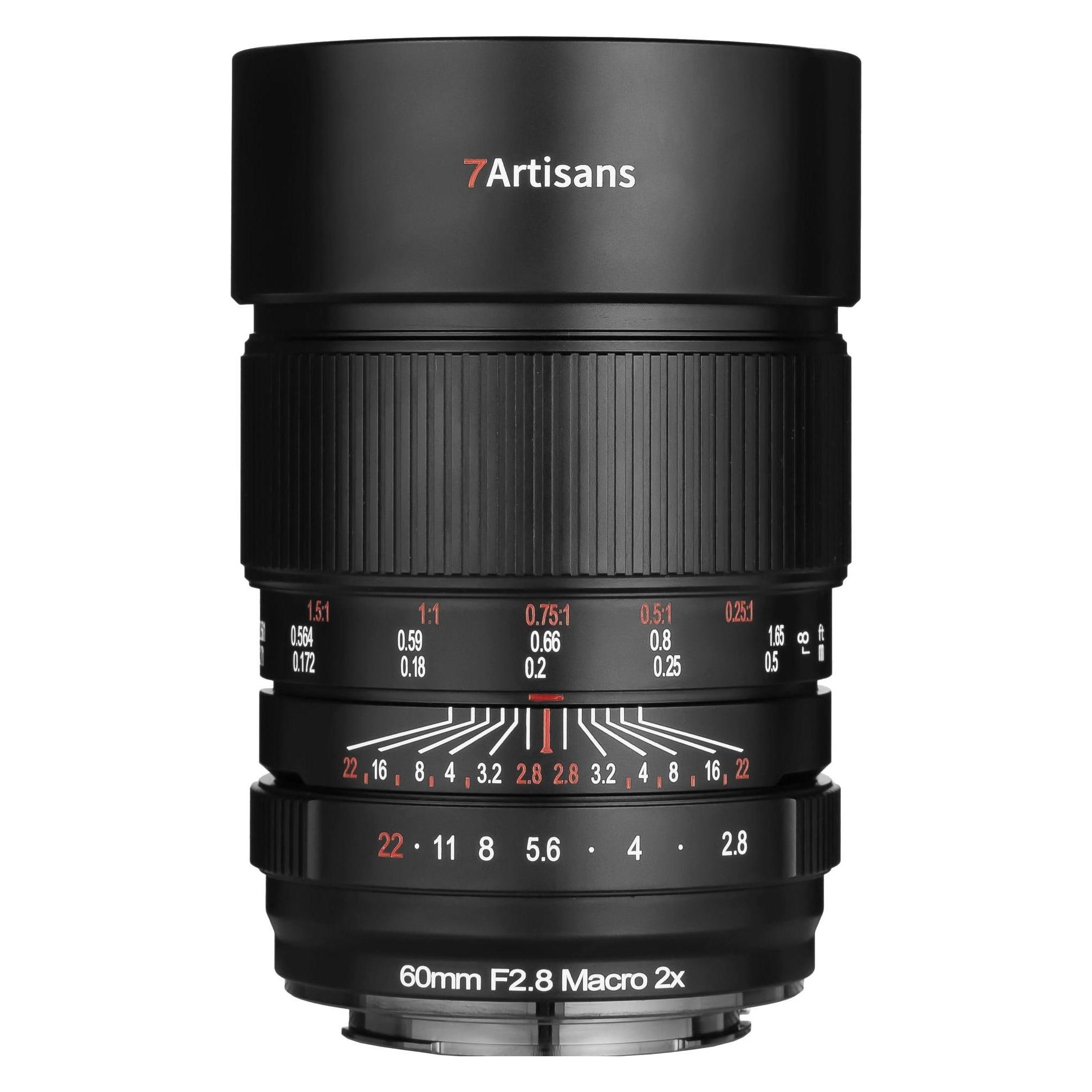 7artisans 60mm F2.8 Macro 2x Sony-E Mount (Vollformat) (60F28(2x)B-E)