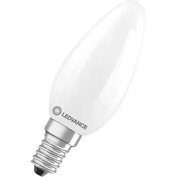 LEDVANCE LED-Kerzenlampe E14 827, frosted, dim. LED Cl. B40 F DIM EF