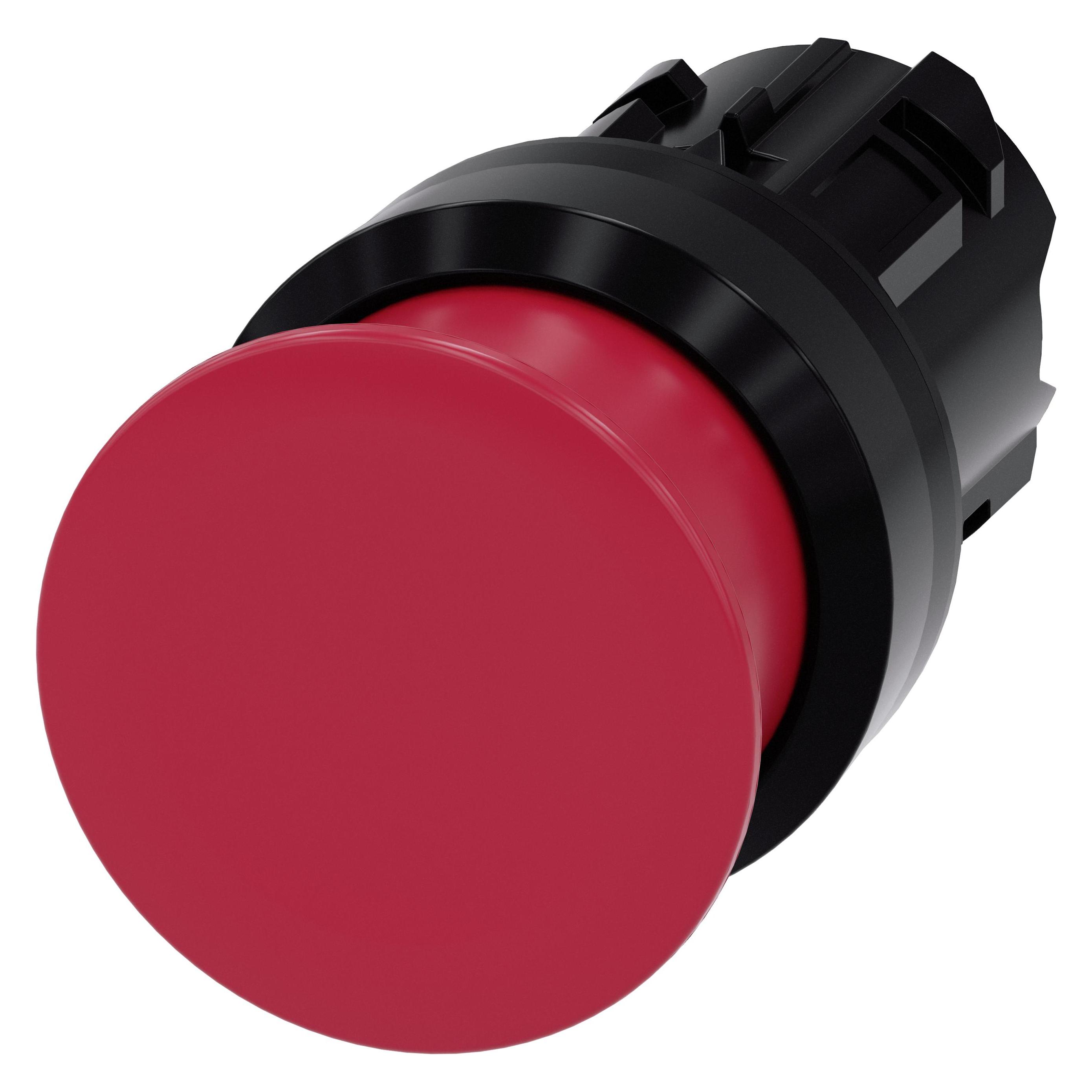 Siemens SIRIUS ACT Pilzdrucktaster Frontelement Kunststoff, rot (3SU1000-1AD20-0AA0)