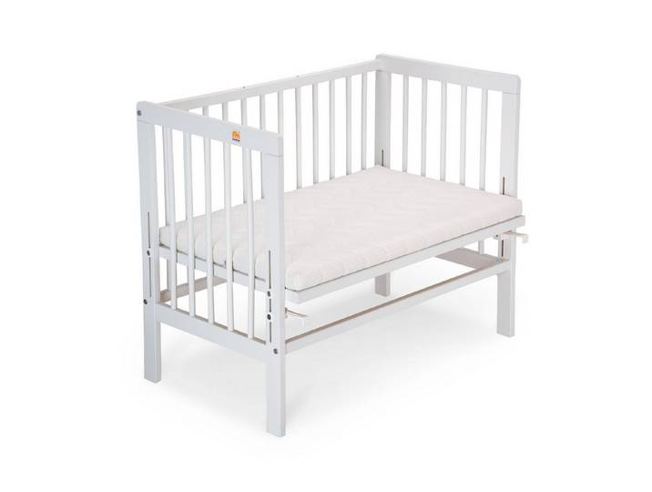 FabiMax Beistellbett Basic weiß