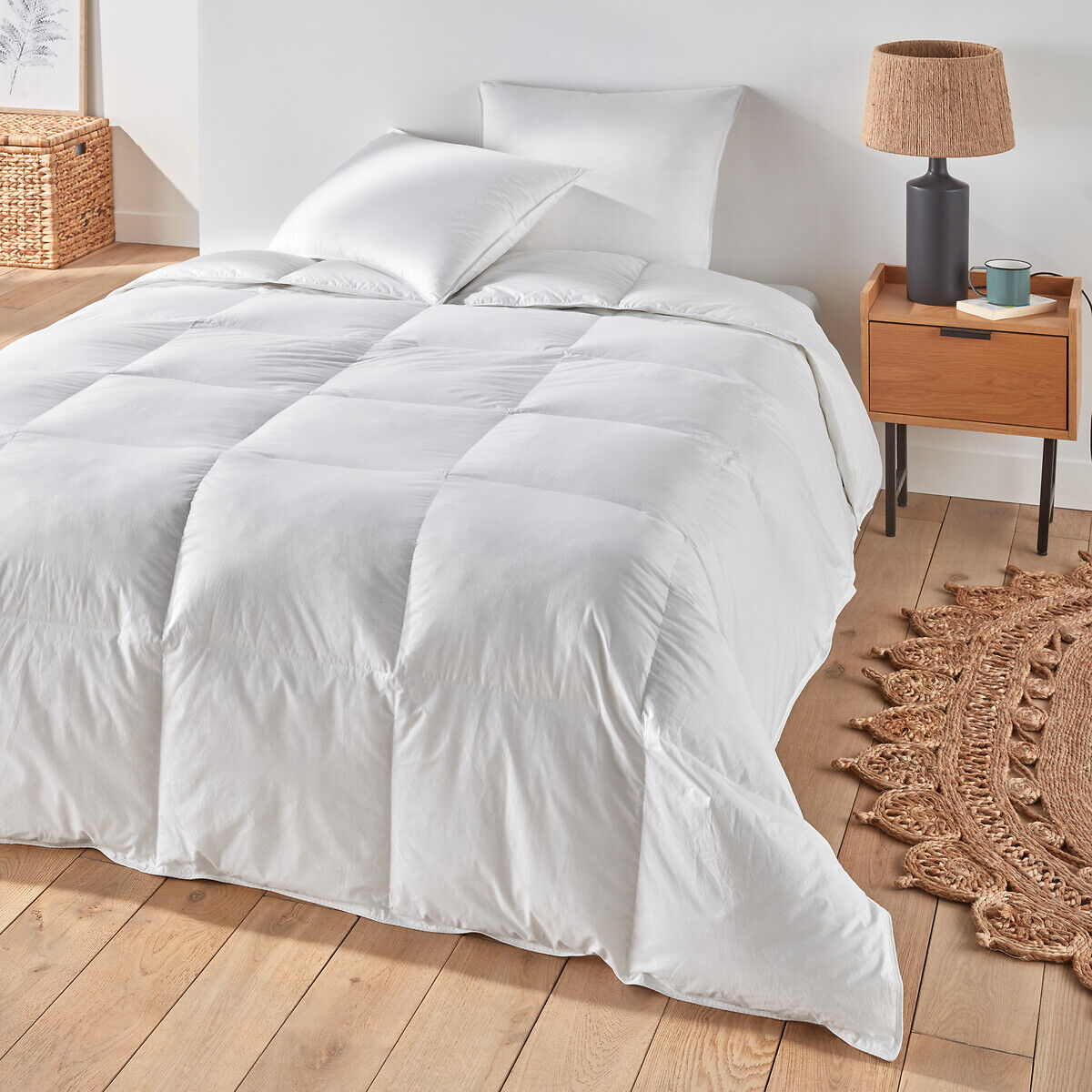 LA REDOUTE INTERIEURS Couette tempérée fusion 50% duvet 50% fibres