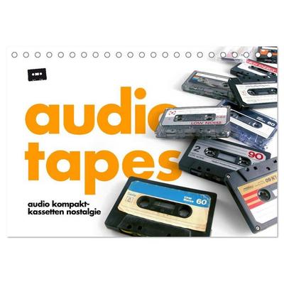 Audio Tapes (Tischkalender 2026 DIN A5 quer), CALVENDO Monatskalender