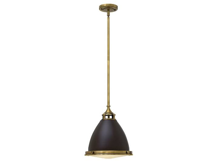 Elstead Lighting Hängeleuchte Amelia, Bronzefarben, Metall, Glas, 42.6 cm, RoHS, Lampen & Leuchten, Innenbeleuchtung, Hängeleuchten, Pendelleuchten