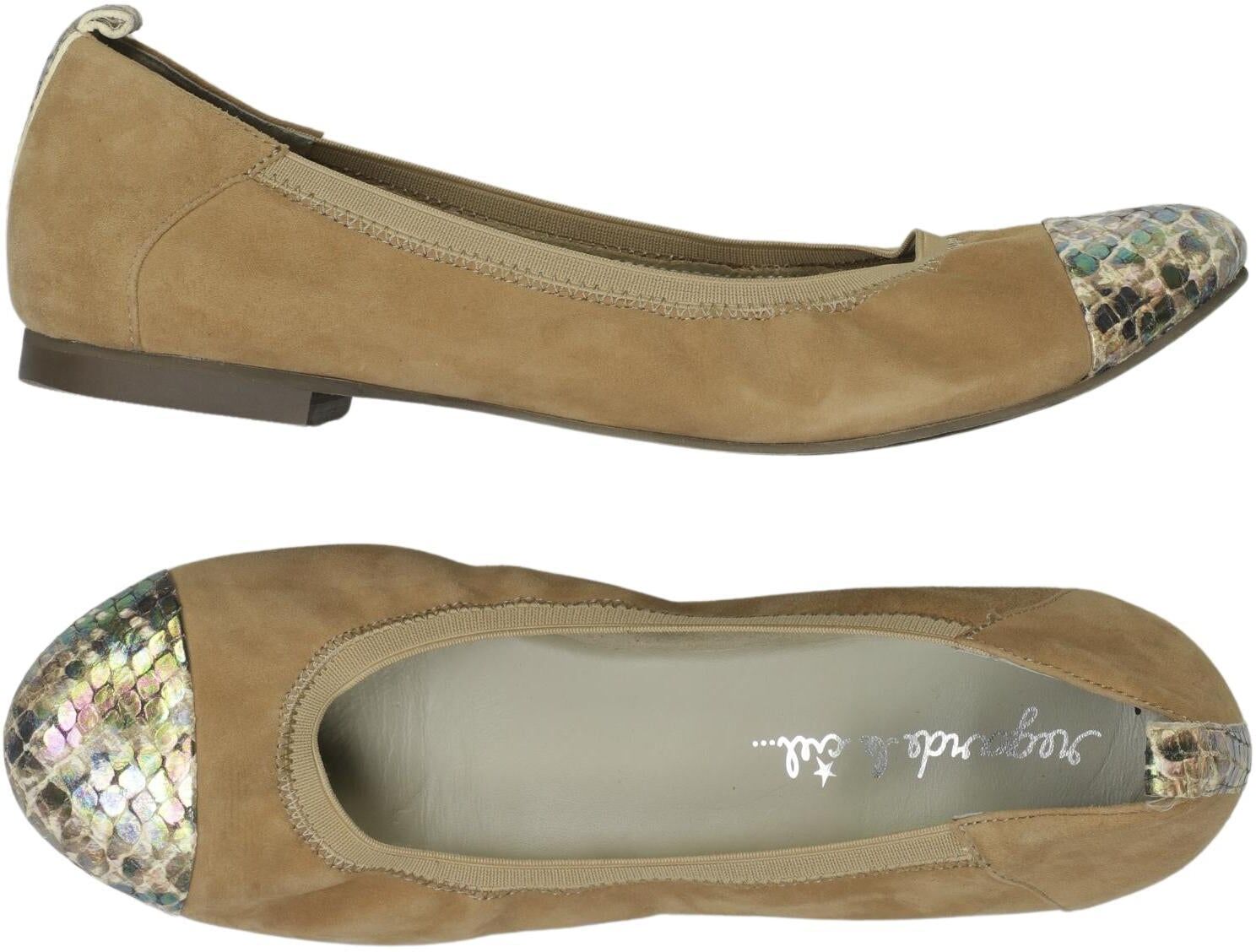 Regarde LE Ciel Damen Ballerina, Beige, Gr. EU 42, Leder - Second Hand