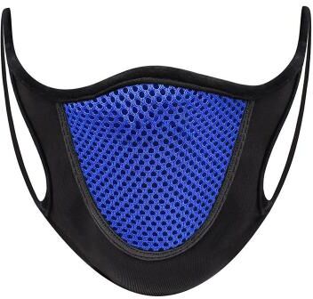 USA Free Shipping Shop ActiveShield Cycling Face Mask With Activated Carbon Filter For Running, Hiking & Outdoor Work blue