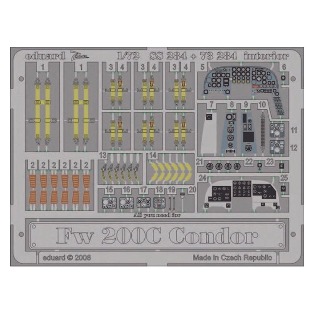 Eduard Fw 200C Condor interior für Revell-Bausatz (SS284)