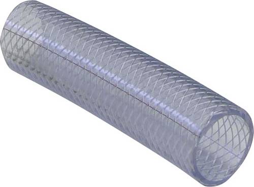 TOOLCRAFT PVC.Gewebeschlauch 538884 19.2mm 3/4 Zoll Meterware Transparent Gewebeschlauch