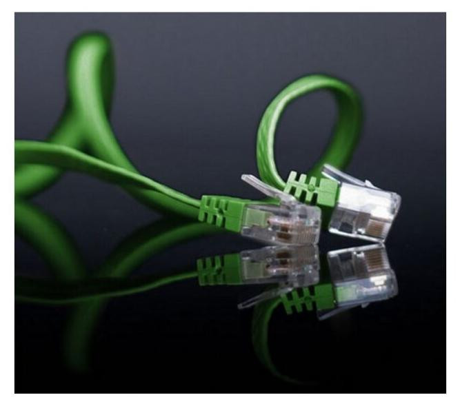 Shiverpeaks Patchkabel plat U/UTP categorie 6 groen 0,25 meter