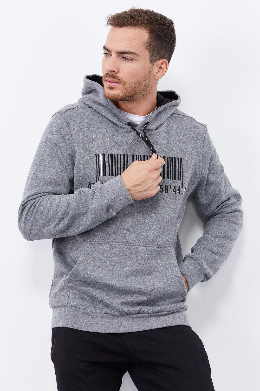 Bedruckter Kapuzenpullover