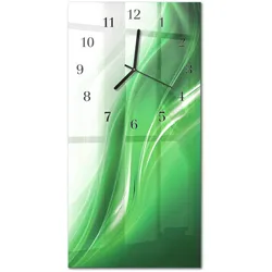 WANDUHR aus Glas 30x60 cm - Abstraktion