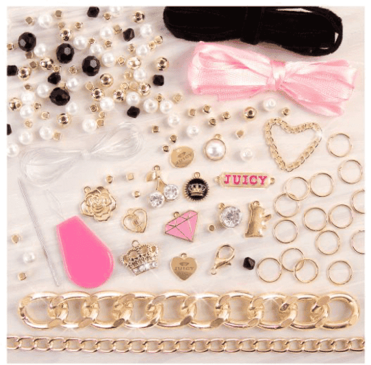 Make it Real Juicy Couture Charms and Chains DIY Kit for Kids, Age 8 Years+
