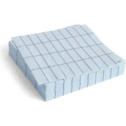Hay Pattern Servietten 33 x 33 cm, blau kariert, 20 St.