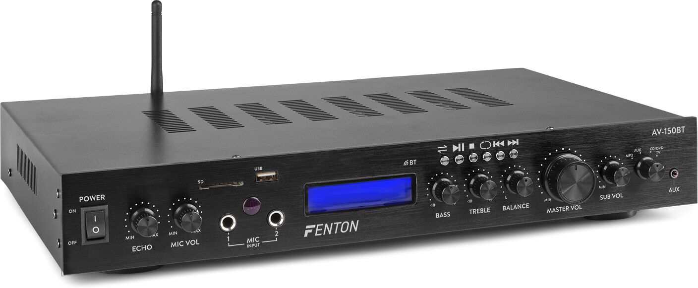Fenton Av-150bt 5-Kanal-Verstärkersystem Für Zuhause -B-Stock-