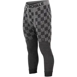 Mons Royale, Herren, Funktionsunterhose, Ascender Merino Seamless Legging (S), Grau, Grün, Schwarz
