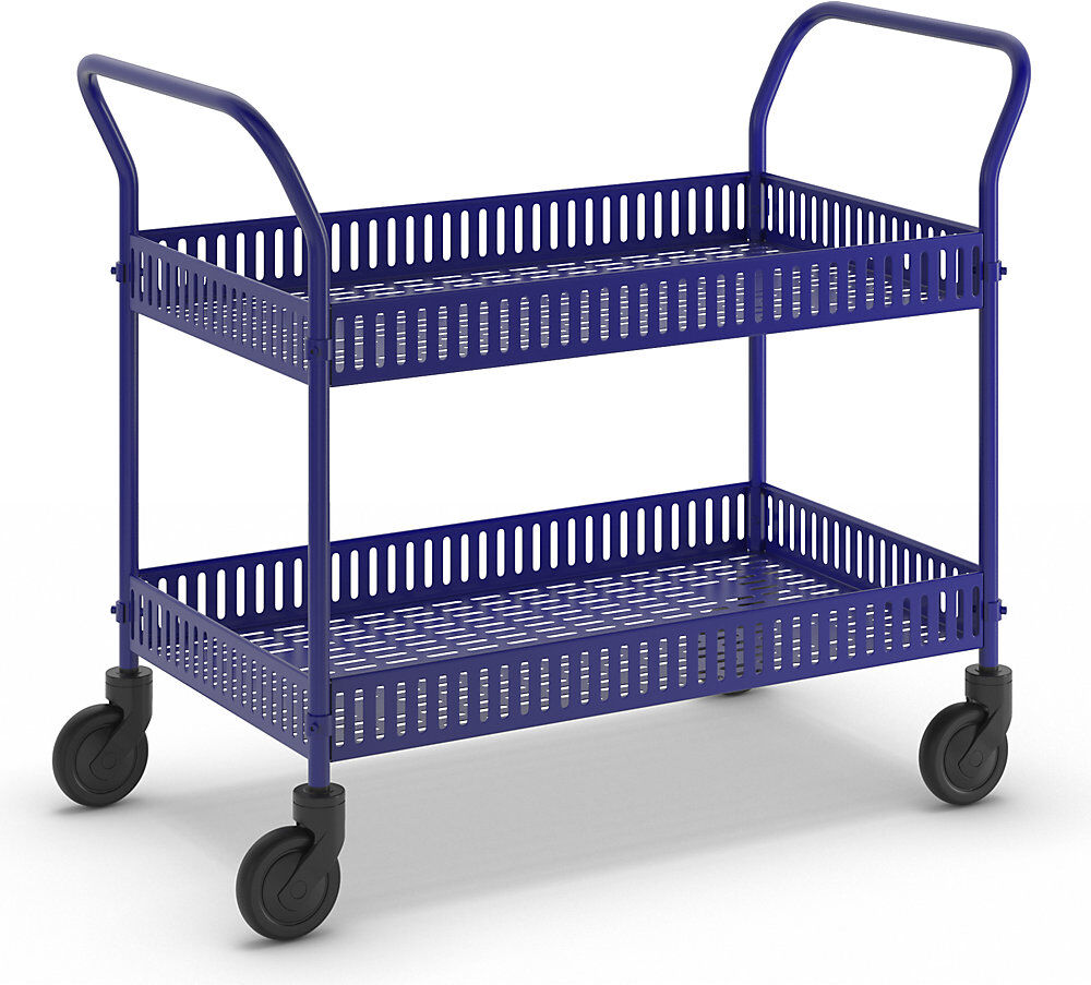 Verkaufswagen, LxBxH 1130 x 550 x 940 mm, blau Kongamek