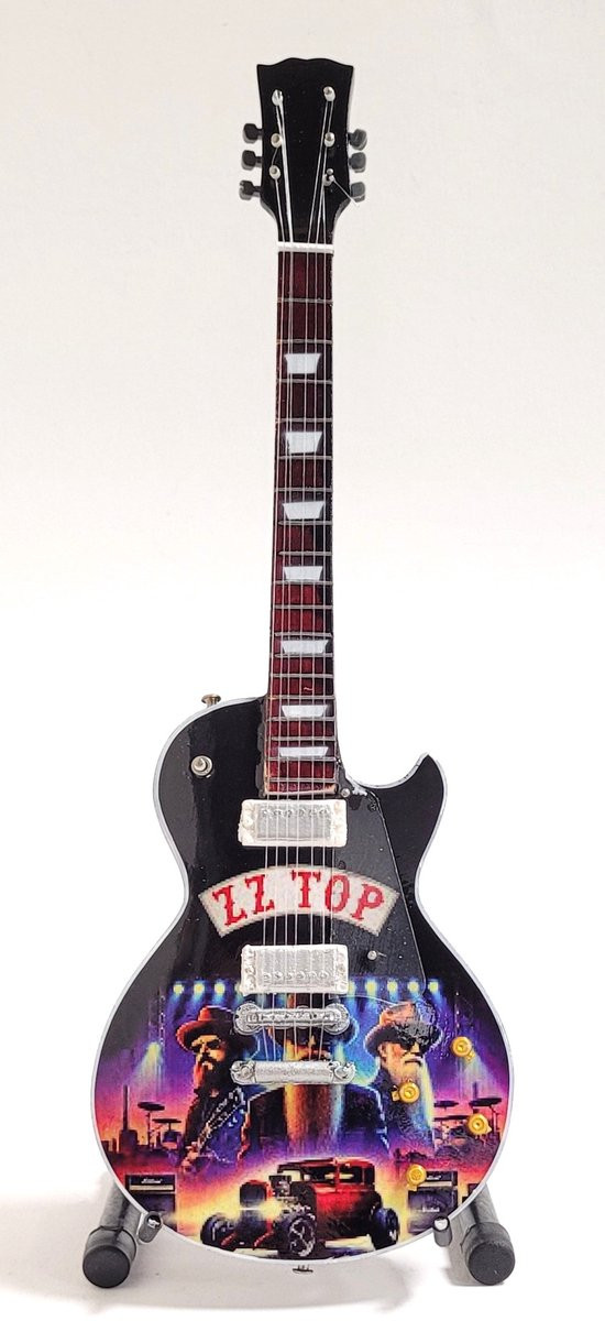 ZZ Top Mini Gitaar Miniature Collectible Decoratie
