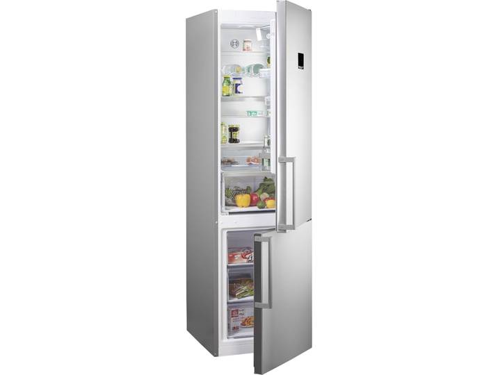 BOSCH Kühl-/Gefrierkombination KGN39AIBT , Energieeffizienz: B, silber (gebürsteter stahl anti fingerprint), Rechtsanschlag, Kühlschränke, Kühl-/Gefrierkombination