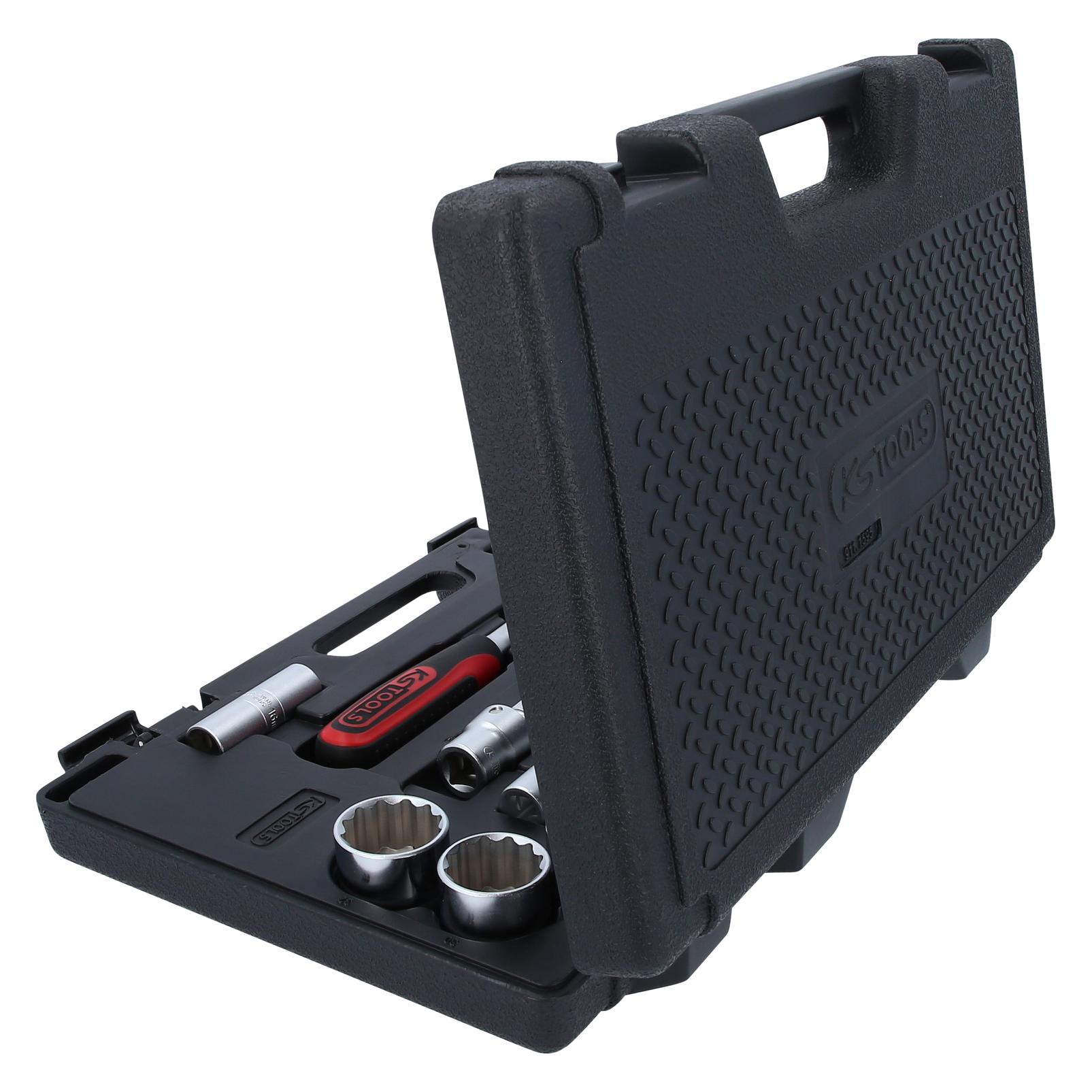 KS Tools 1/2" Steckschlüssel-Satz, 24 Teile, Gewicht 3 kg, 12-Kant (911.1595)