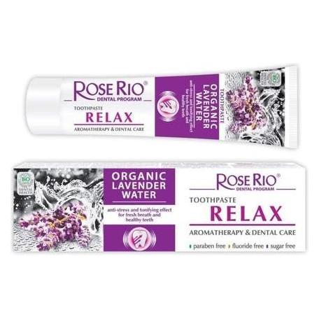 Rose Rio Relax Aromatherapie & Zahnpflege Zahnpasta mit Bio-Lavendelwasser 65ml (65 ml) (46367070)