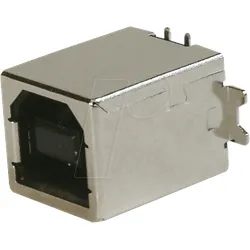 USB BG SMD - USB-Einbaubuchse, Serie B, gerade, 180°-Vers.