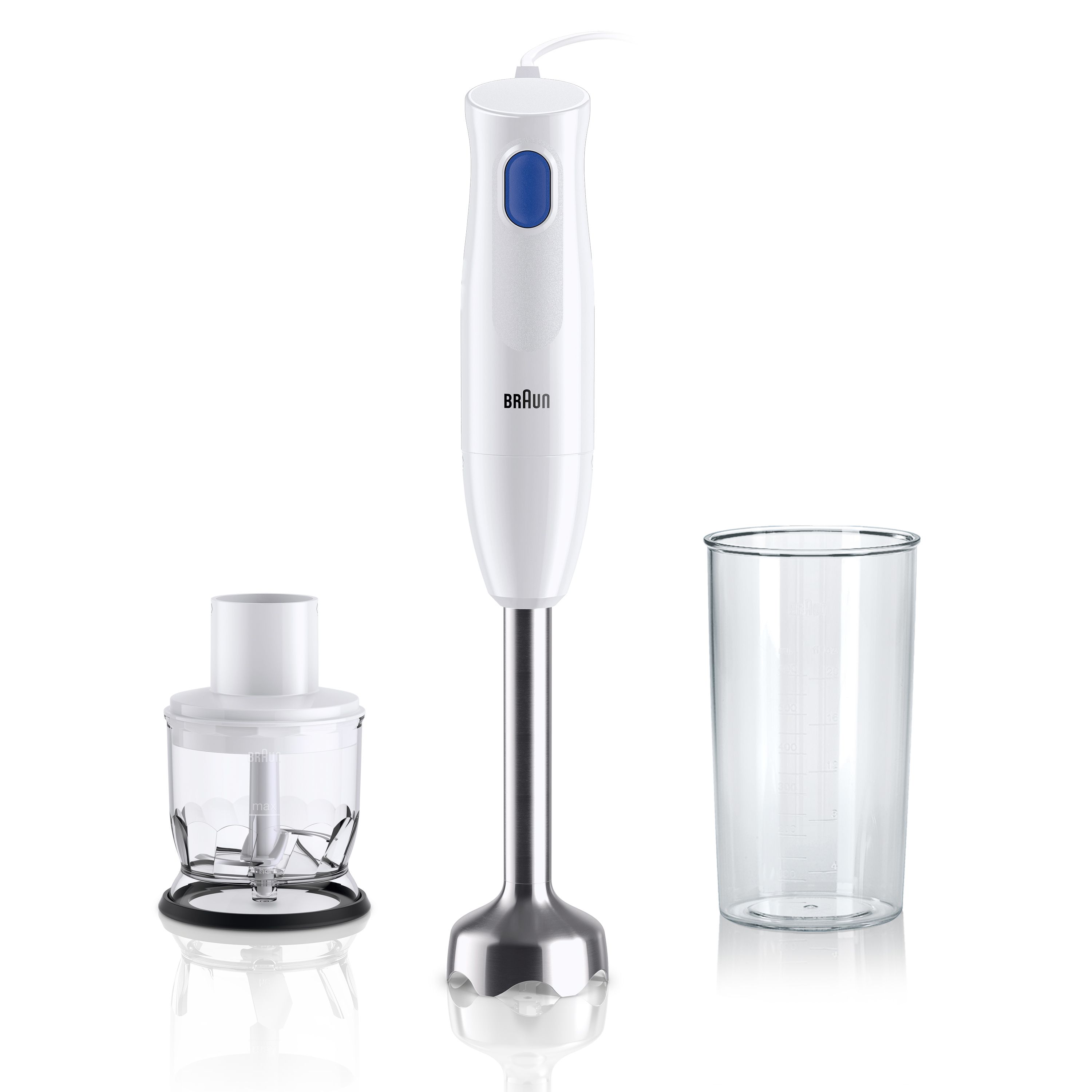 Braun MQ10.2001M MultiQuick 1 Stabmixer 450 W (Weiß) 0X22111476