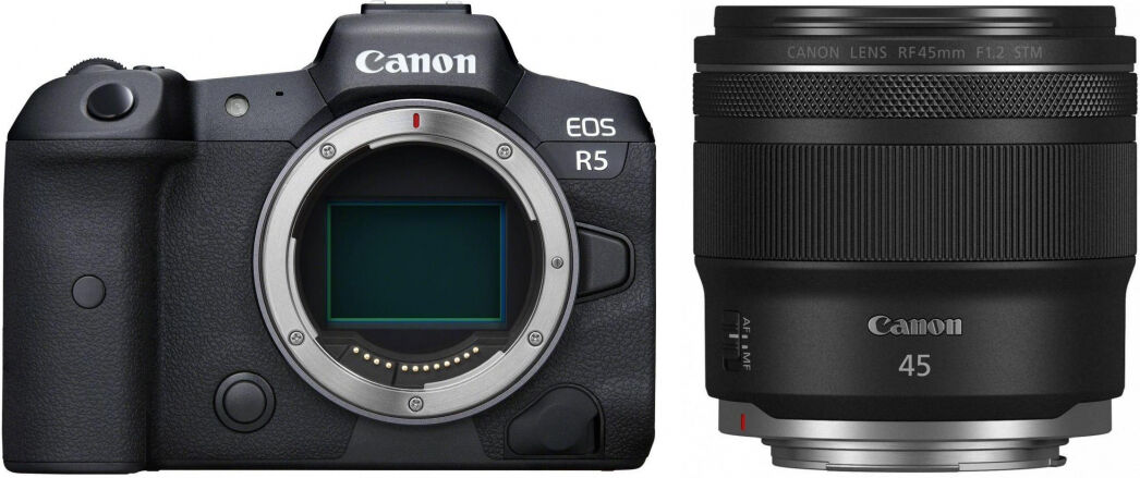 Canon EOS R5 + RF 45mm f1,2 STM   -300,00EUR Promotion EOS R5 Trade-In
