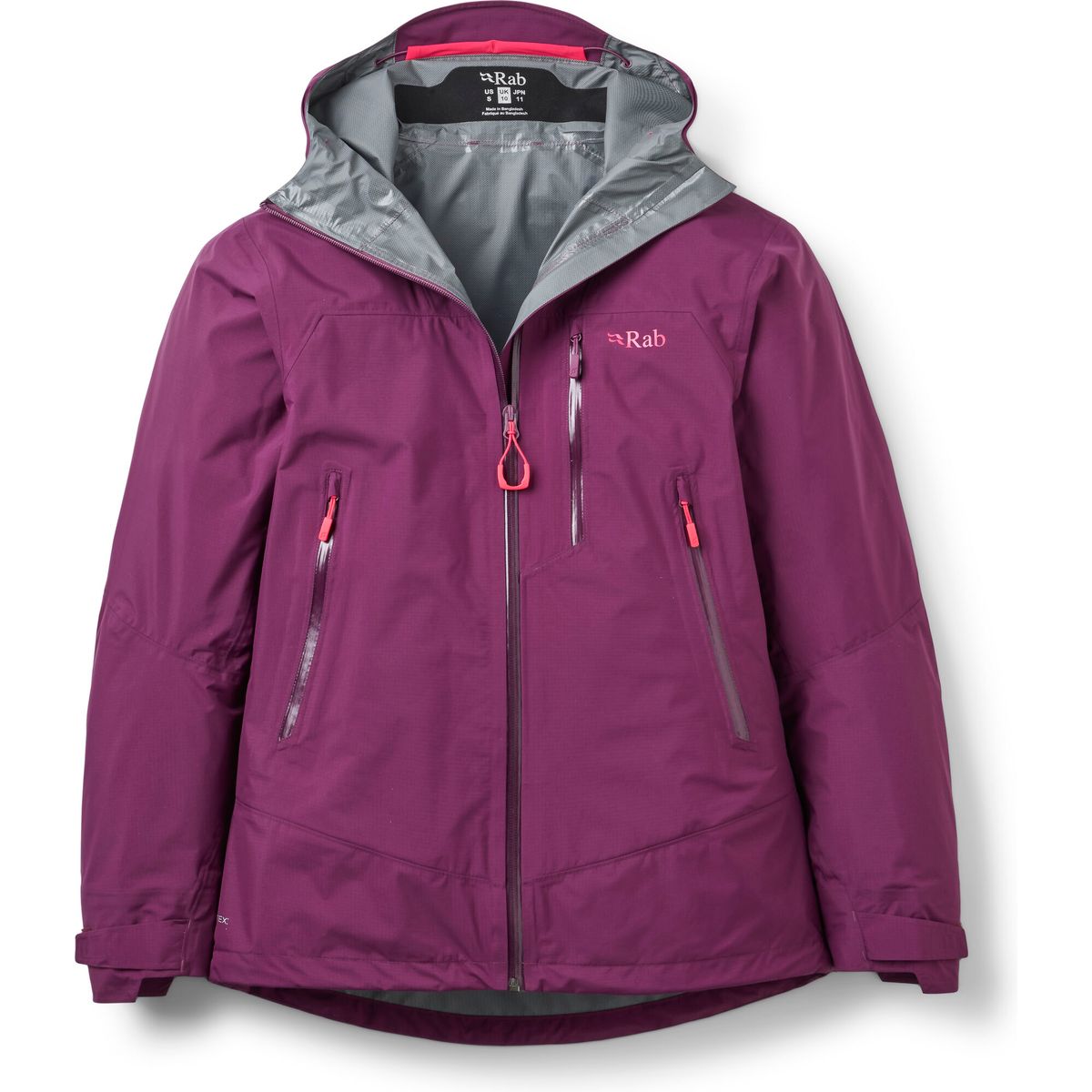 Rab Downpour Mountain Jacket Wmns mulberry (MUL) 12 QWI-12-MUL-12