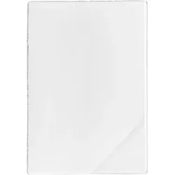 Infotaschen A5, vollmagnetische Rückseite, Hart-PVC, weiß