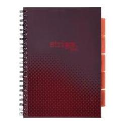 Stigo Bike Spiralnotizblöcke A4/100K-Raster, Grundrot (A4) (69946045)