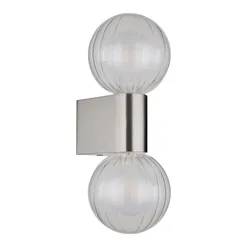 Wandlampe Wandleuchte Wohnzimmerleuchte Flurlampe Flurleuchte Metall 2 Flammig