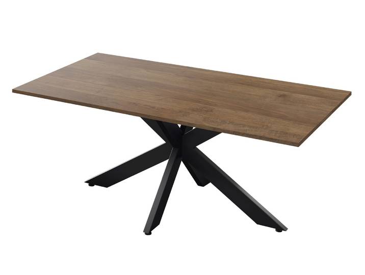 Table de repas. Savona bronze/chene Chene/noir - Basika