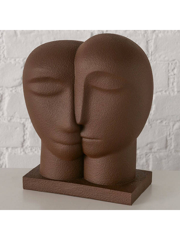 Boltze Skulptur "Melbourne" in Dunkelbraun - (H)25 cm - onesize