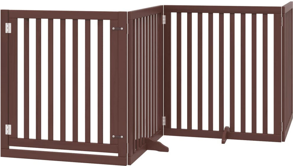 Archie & Oscar Garlan Solid Wood Dog House Door Brown 90cm H x 480cm W x 2cm D