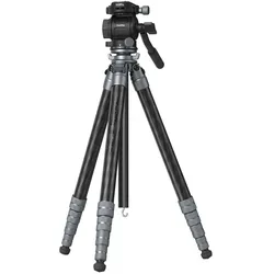 SmallRig 6599 Ultraleichtes Carbon-Reisestativ für Videofilmer (Carbon), Stativ