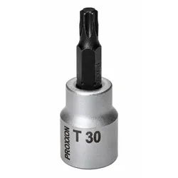 PROXXON 23587 TX30 Torx Einsatz Nuss Antrieb 10mm (3/8") ohne Bohrung