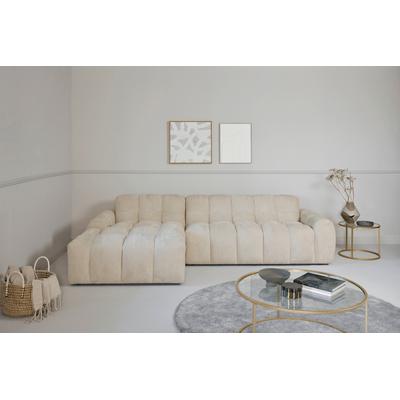 Ecksofa JAHNKE "RELAX BUBBLE CORNER", beige, B:305cm H:76cm T:128cm, Sofas, Ecksofa, Platz für bis zu 5 Personen,Taschenfederkernpolsterung,L-Form,B:305 cm