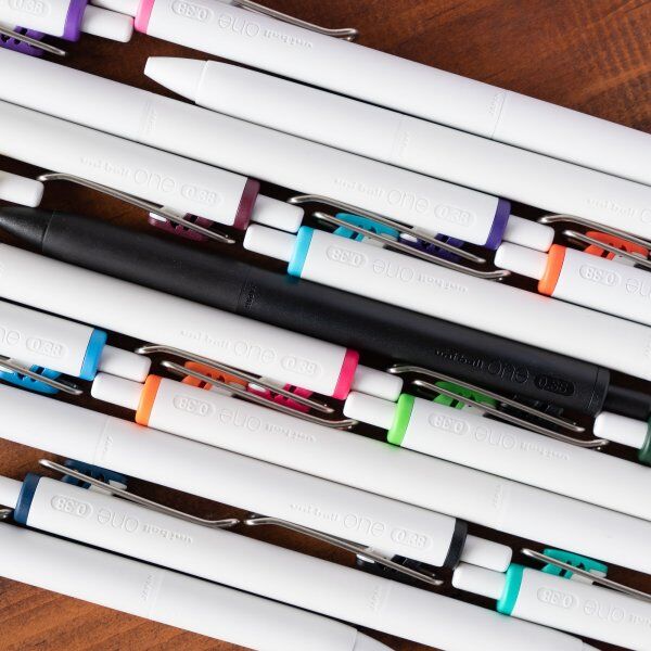 Uni-Ball One Gelpen   Metalklips   Limegrøn