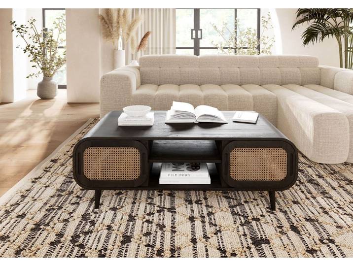 Couchtisch Mango 120x60x45 dunkelgrau lackiert VALENCIA #201