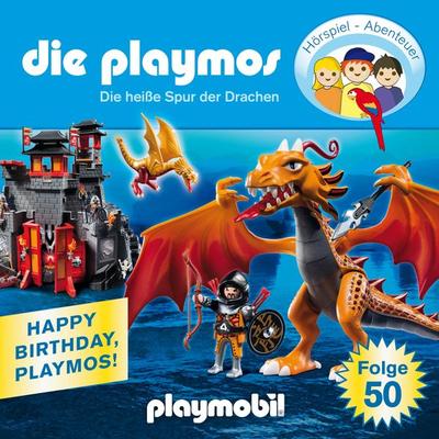 Die Playmos - Das Original Playmobil Hörspiel, Folge 50: Die heiße Spur der Drachen - Simon X. Rost,Florian Fickel, Audio, 4260229663202