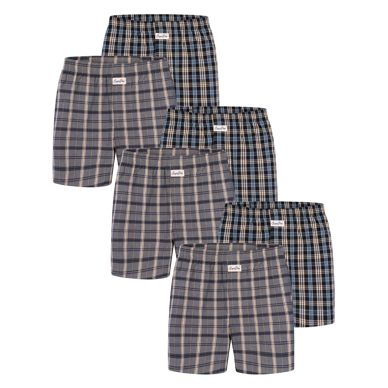 Sugar Pine Herren Boxer Mix Karos 6er Pack