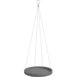 BLUMENTOPFUNTERSETZER Hängend 36/3 cm Grau