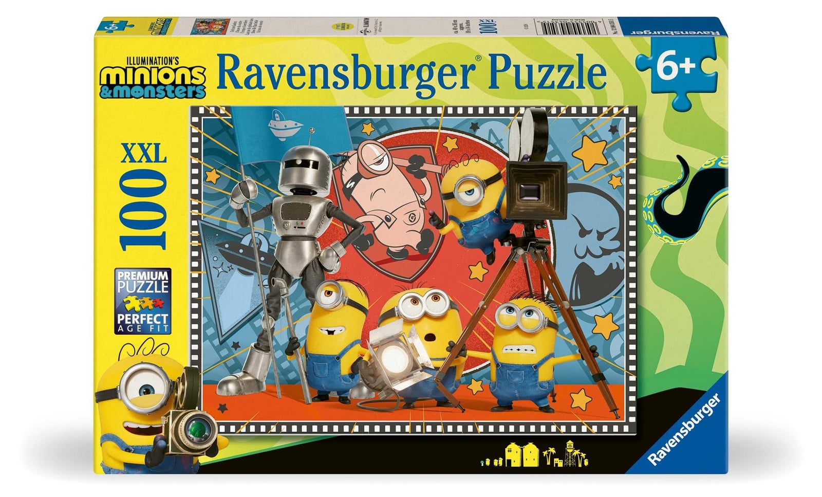 Ravensburger Kinderpuzzel Minions 3 met 100 extra grote stukjes