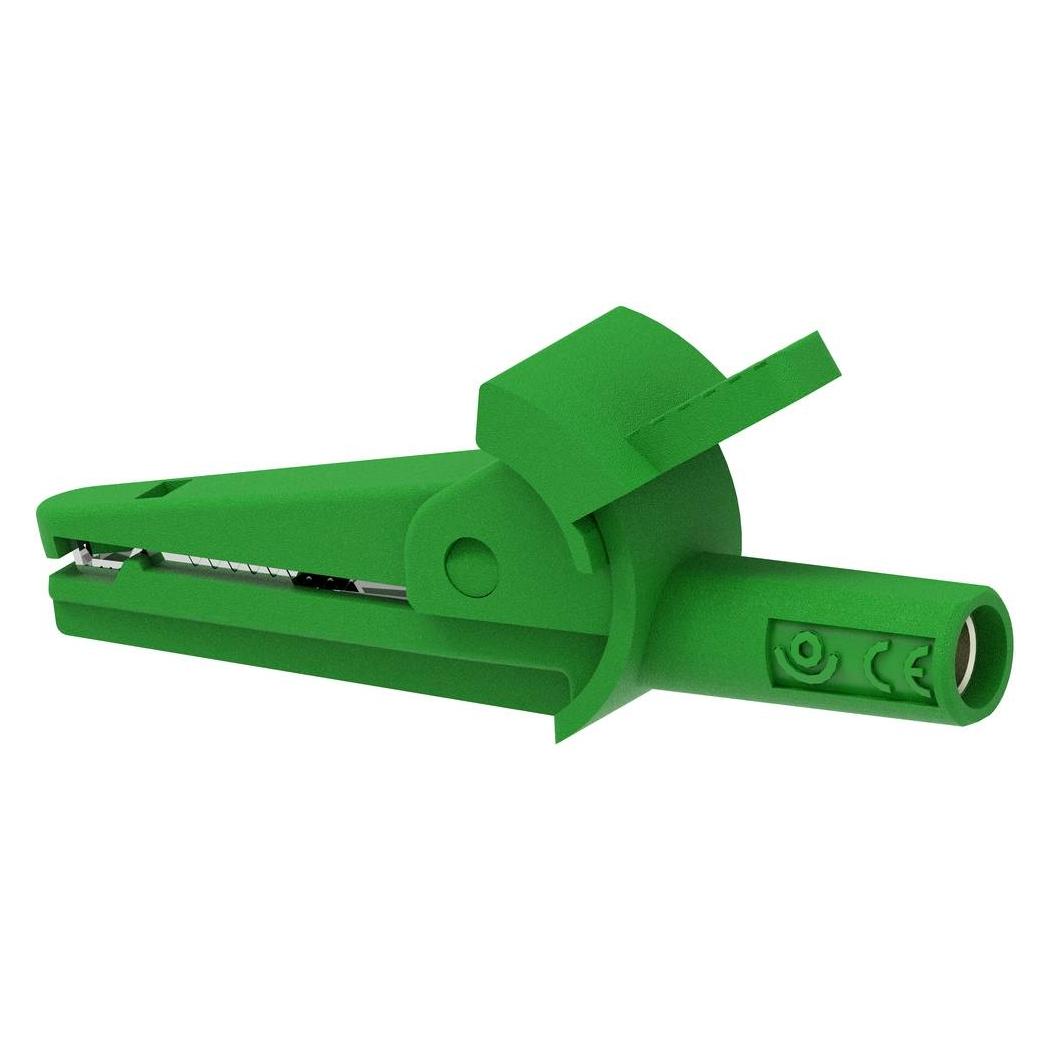 Electro PJP 5002-IEC-d4-CD1-V Krokodilklemme Grün Klemmbereich max.: 9 mm Länge: (5002-IEC-d4-CD1-V)