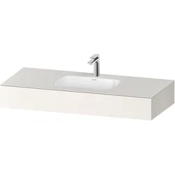 Duravit Collection One Einbauwaschtisch mit Konsole, 1200x550x170mm, QA4692084840000, Farbe: Weiß Supermatt
