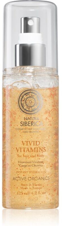 Natura Siberica Wild Herbs and Flowers vitamines vivantes corps et cheveux 125 ml