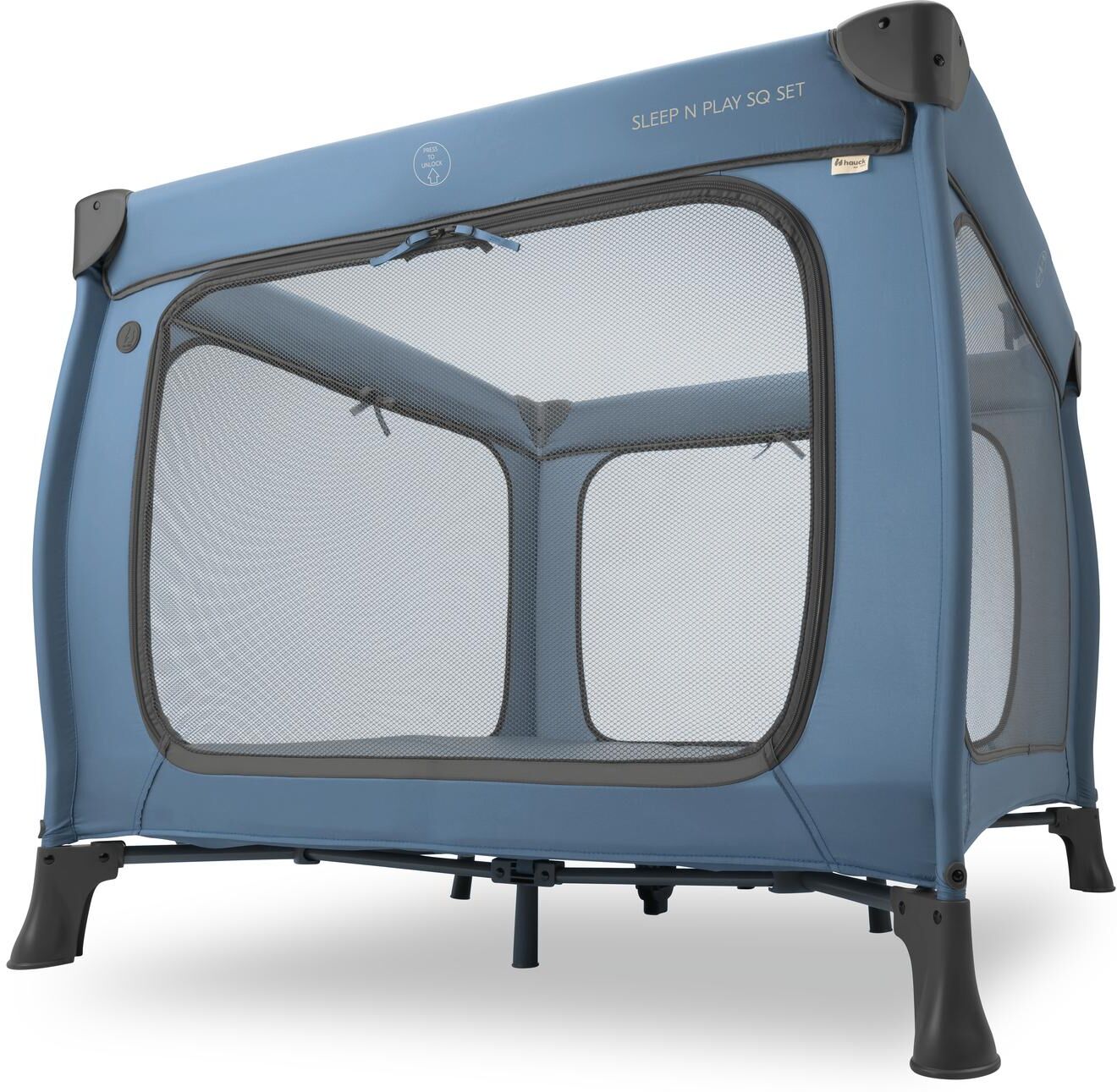 Baby-Reisebett HAUCK "Sleep N Play Dark", Baby, Gr. B/H/L: 20cm, kein Härtegrad, blau (dunkelblau), Babybetten Baby-Reisebett dunkelblau B/H/L: 20cm, kein Härtegrad