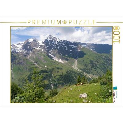 CALVENDO Puzzle Ausblick entlang der Großglockner Hochalpenstraße | 1000 Teile Lege-Größe 64x48cm Foto-Puzzle für glückliche Stunden