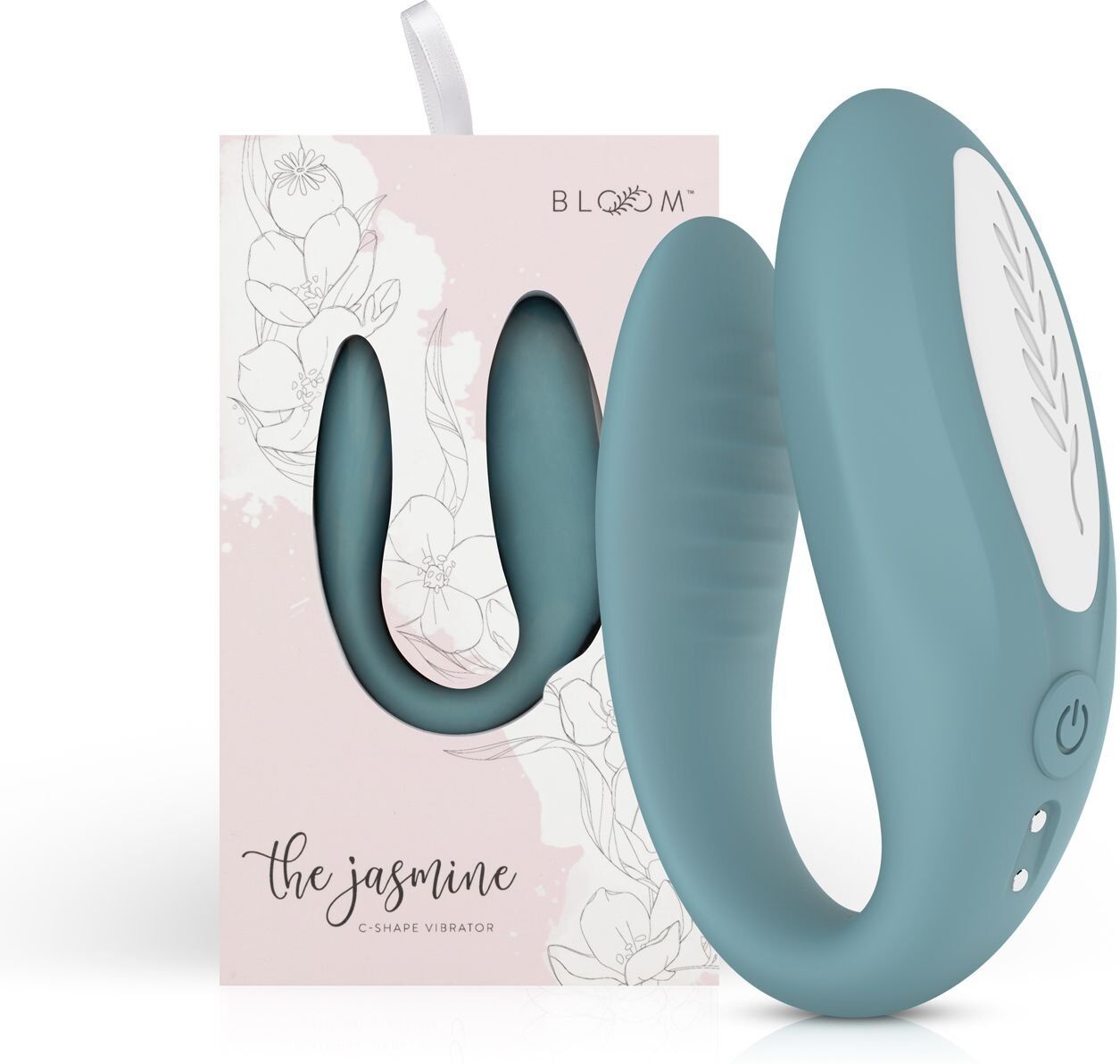 Bloom Le vibromasseur Jasmine en forme de C - Vert