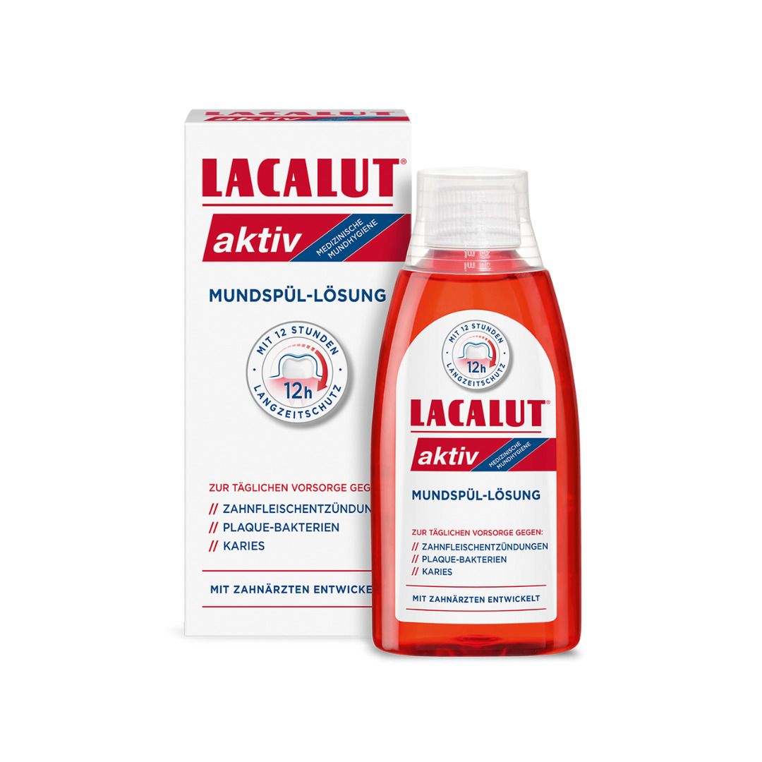 Lacalut aktiv Mundspül-Lösung 300 ml Lösung