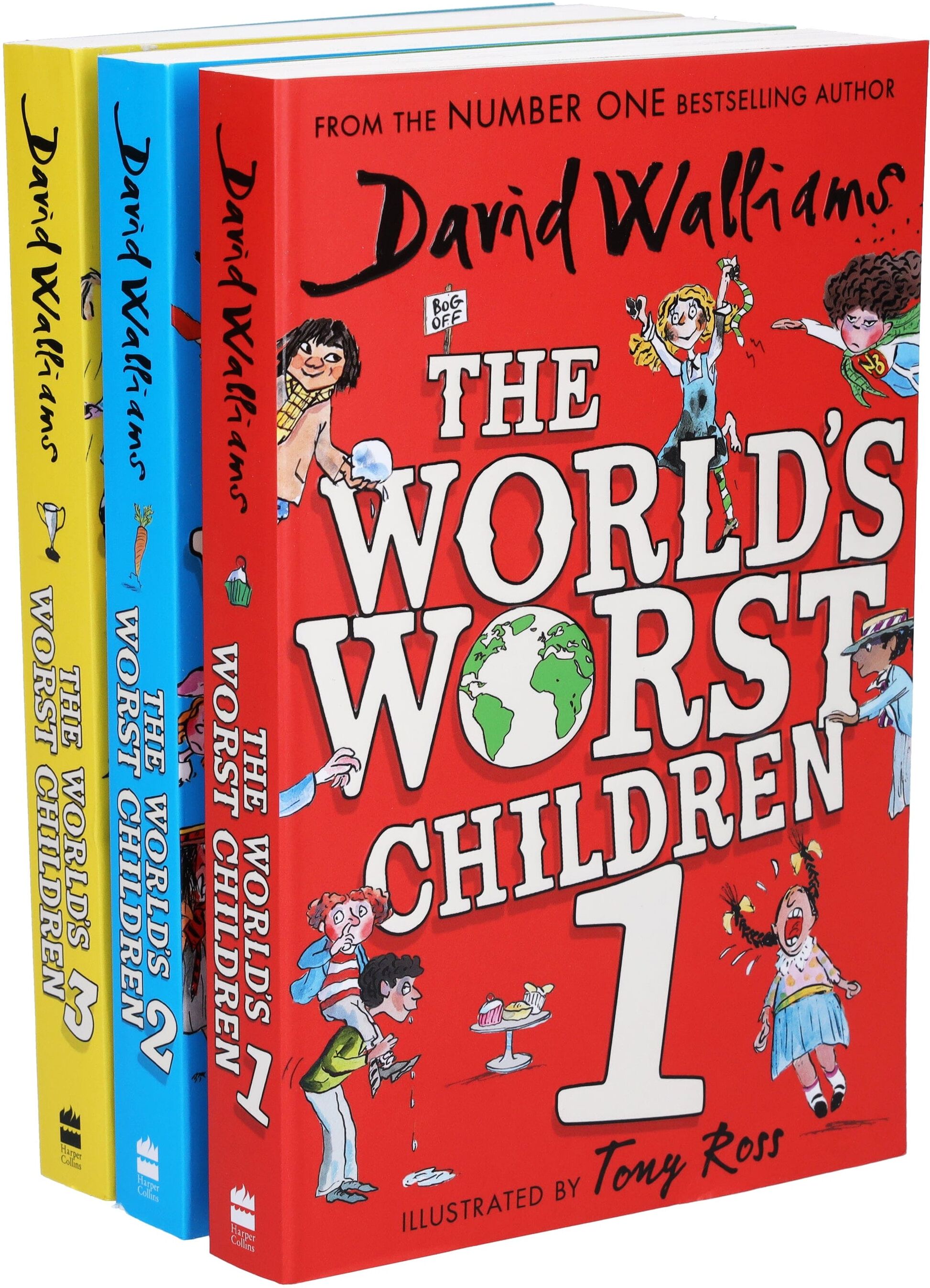 World's Worst Children by David Walliams 3 Books Collection Set - Ages 7+ - Paperback HarperCollins Publishers